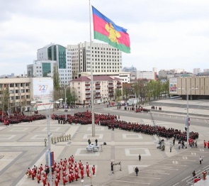 На Кубани прошел парад в честь 30-летия закона о реабилитации казачества