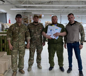 Астраханские парламентарии  приняли участие в акции оказания помощи подразделениям добровольцев из России