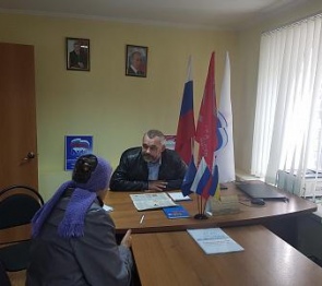 Валерий Шевченко провел прием граждан в Кагальницком районе