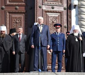 Казаки из Астраханской, Волгоградской областей и Калмыкии приехали в Новочеркасск на главный праздник Войска Донского