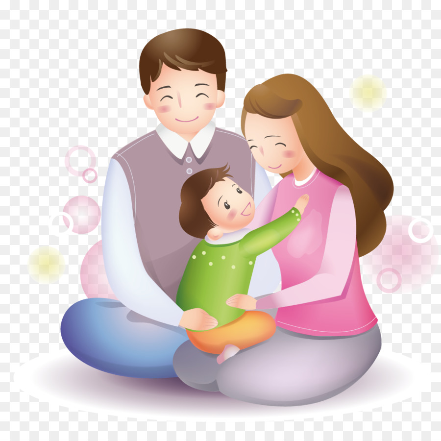 Родители и дети иллюстрация