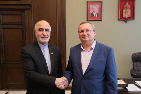 Игорь Мартынов и Ахмад Хейдариан обсудили развитие МТК «Север-Юг»